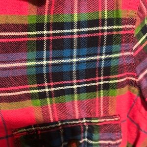 Small hot pink Abercrombie Flannel- slimmer fit